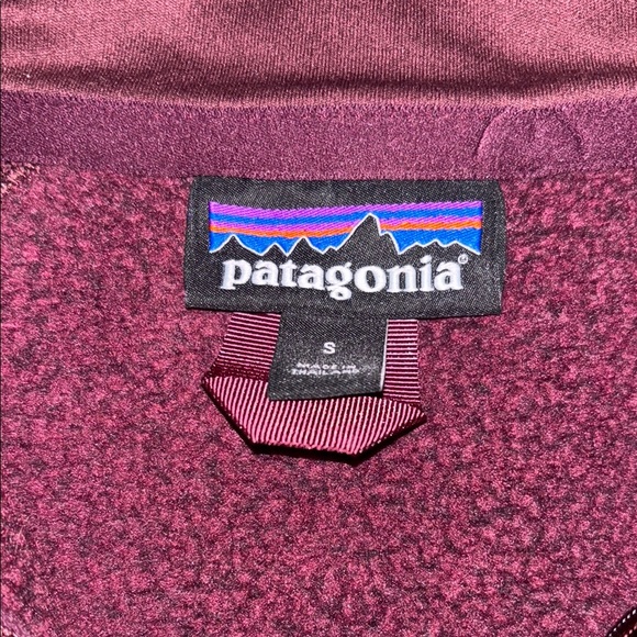 Patagonia Maroon Quarter-Zip Pullover - Picture 2 of 7